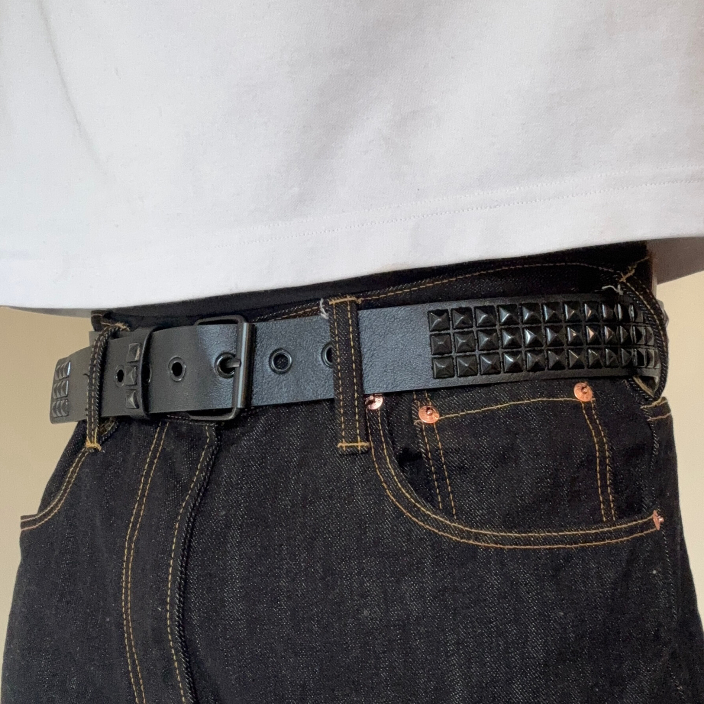 Black Studded Style Belt