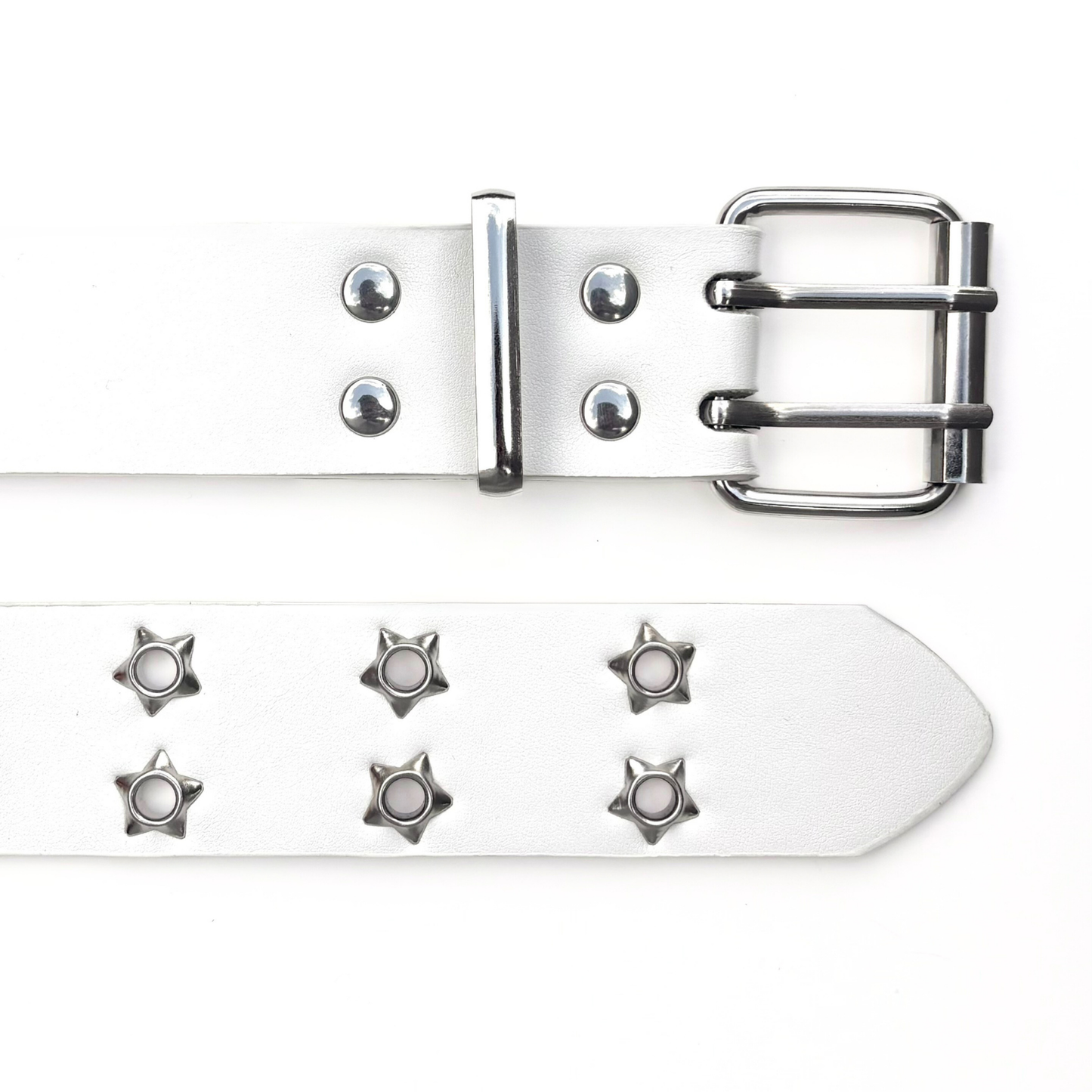 White Star Studded Belt