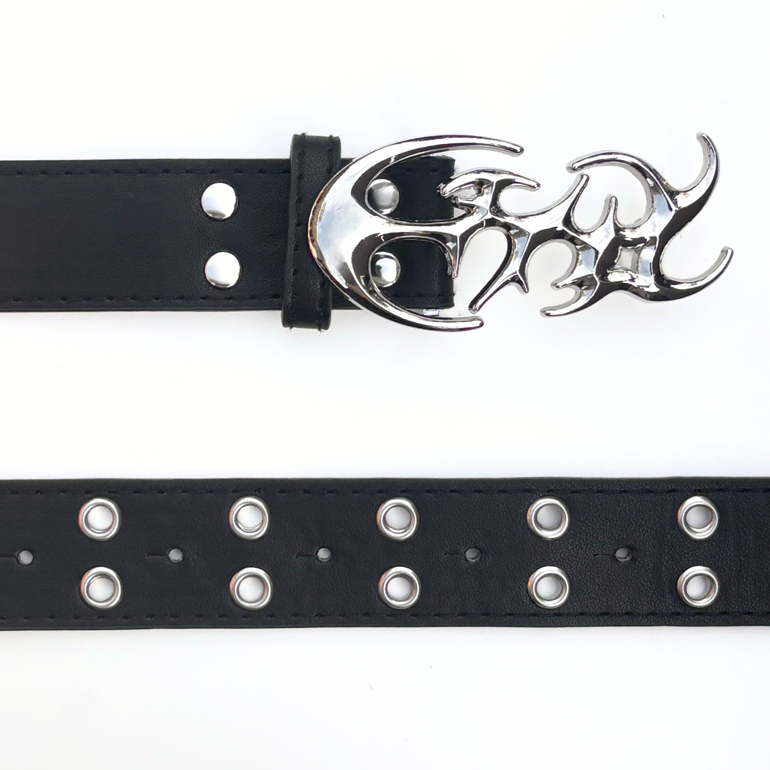 Black Abstract Buckle Belt – BELT BAZZAR