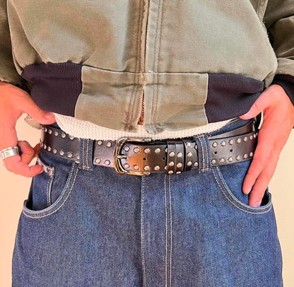 Black Studded Style Belt