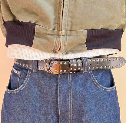 Black Studded Style Belt